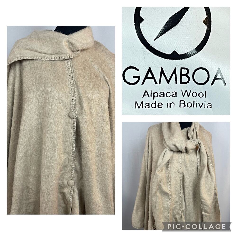Gamboa Women’s Poncho Aplaca Wool